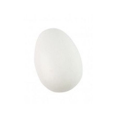 250 OEUF PLASTIQUE BLANC 6CM IM#1895