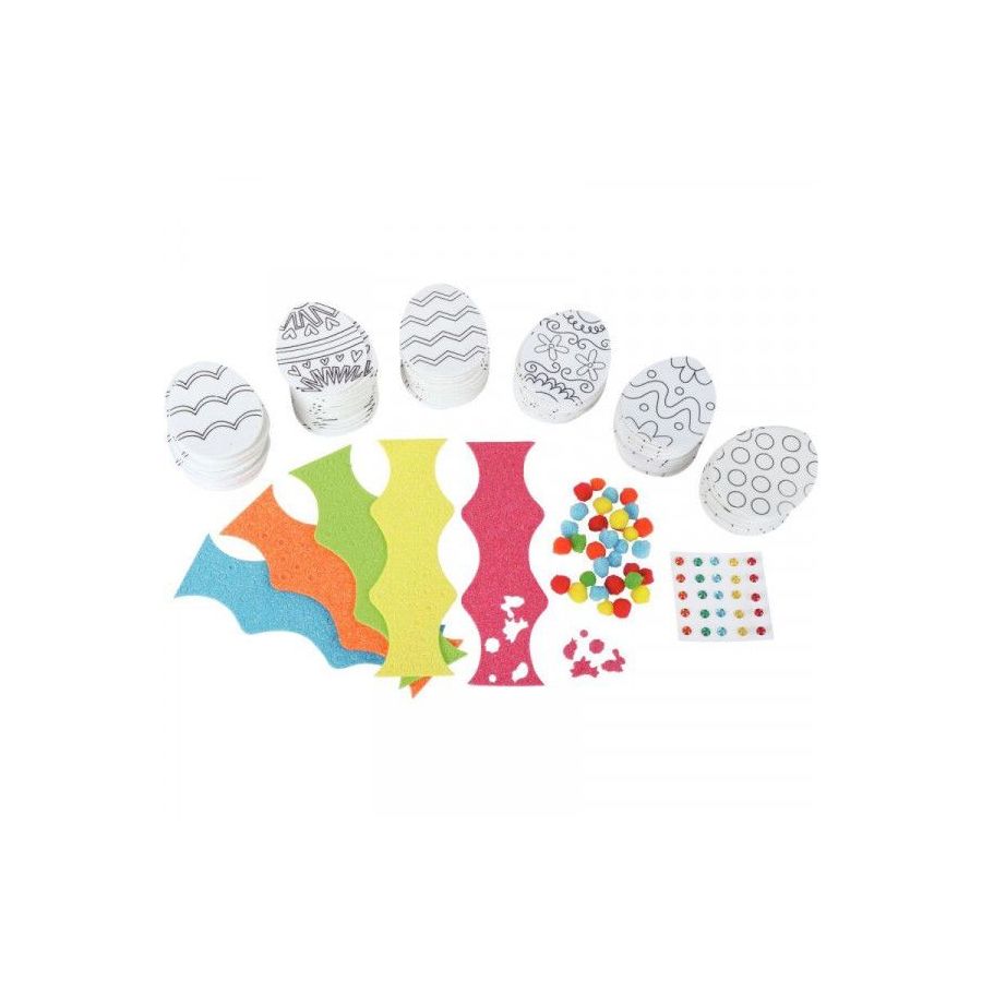 Pack Festif Decorations De Paques Mousse
