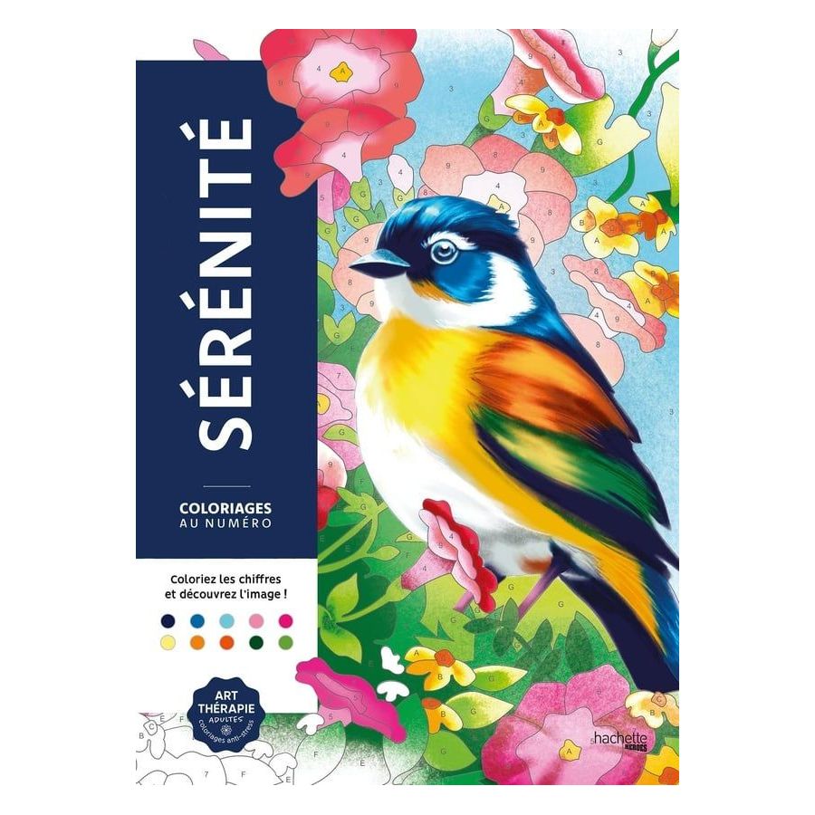 COLORIAGE AU NUMERO : SERENITE