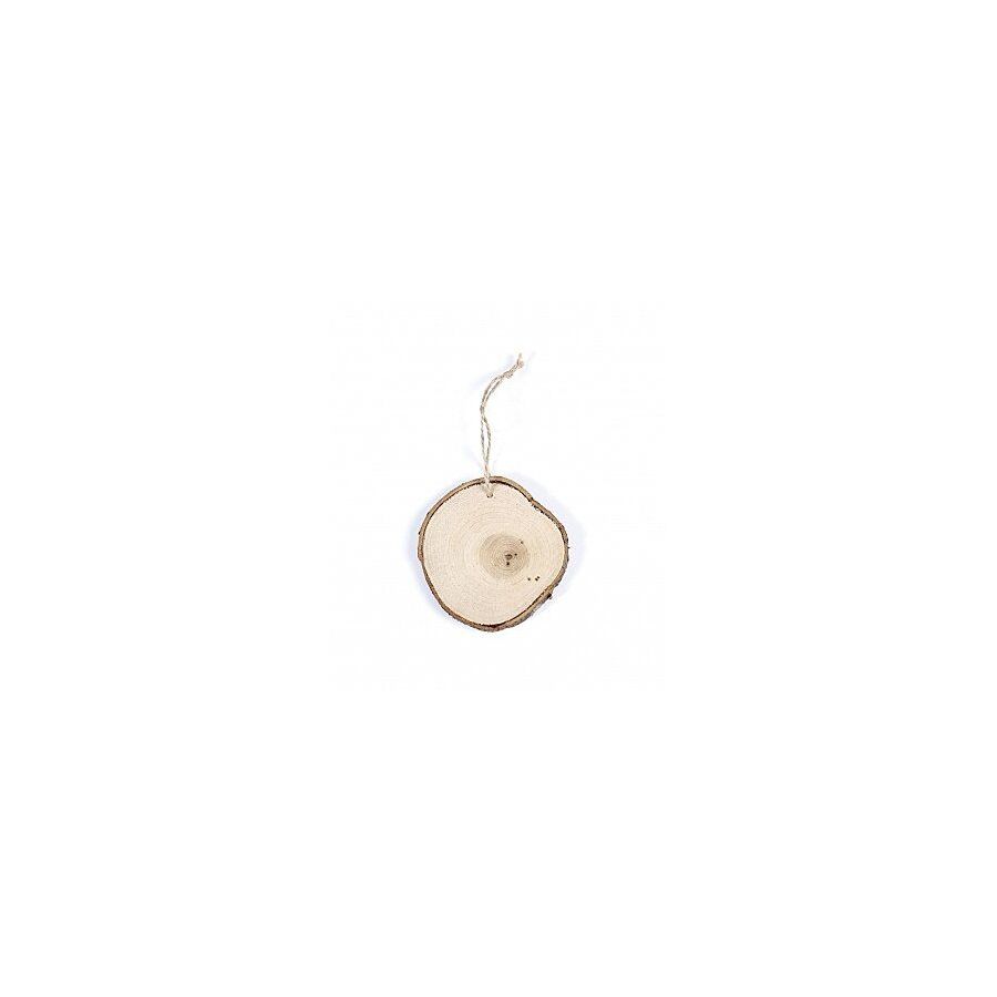 SUSPENSION RONDELLE DE BOIS 85MM - GRAINE CREATIVE