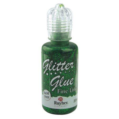 COLLE PAILLETEE METAL 20ML - VERT FEUILLAGE IM#1914