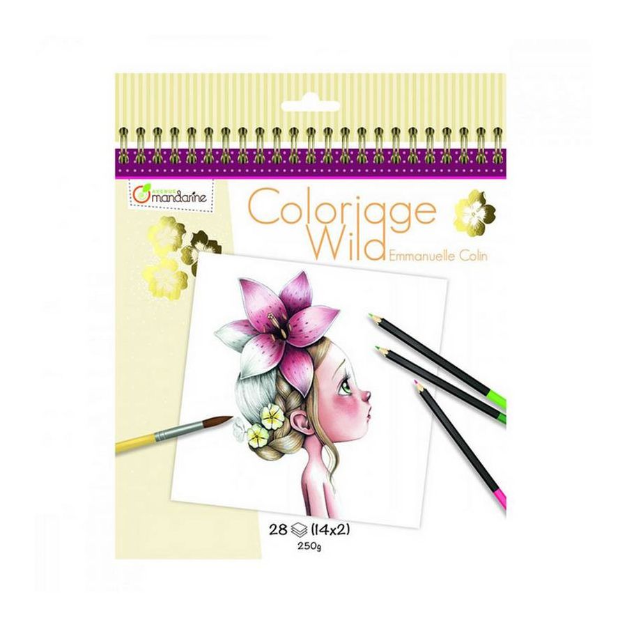 CARNET DE COLORIAGE 28 FEUILLES CARNET DE COLORIAGE 28 FEUILLES