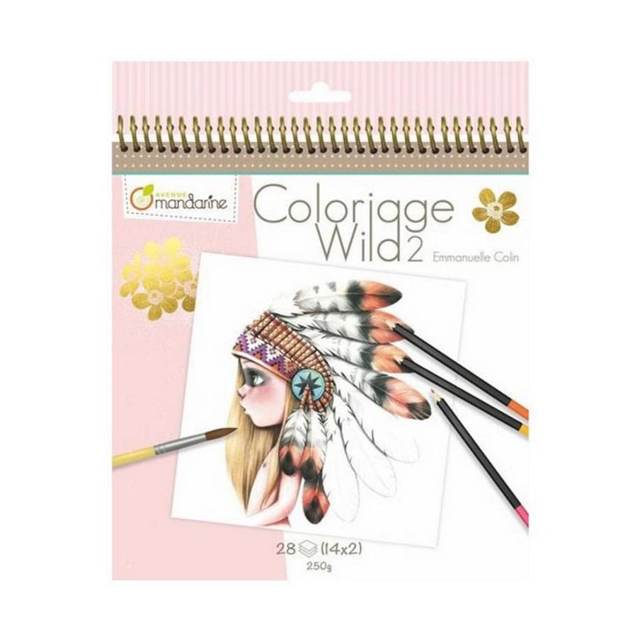 CARNET DE COLORIAGE WILD 2 CARNET DE COLORIAGE WILD 2