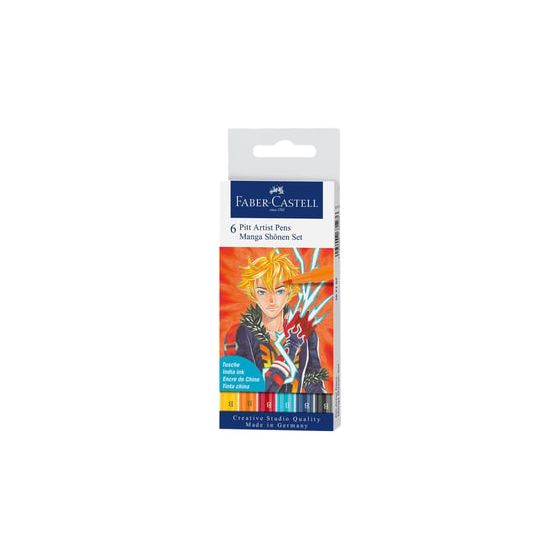 SET DE 6 PITT ARTIST PENS - MANGA SHONEN