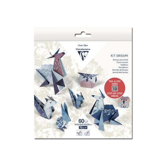 Papier Origami Animaux - 60 Feuilles - 3 Formats