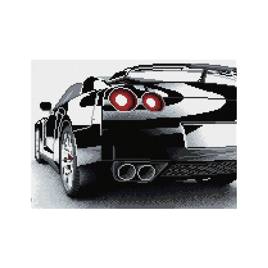 KIT DIAMOND PAINTING - VOITURE DE SPORT - 41X31