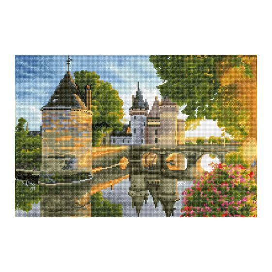 KIT DIAMOND PAINTING - CHÂTEAU DE LA LOIRE - 52X35