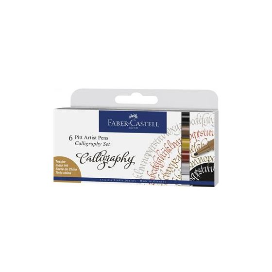 POCHETTE 6 PITT ARTIST PENS - CALLIGRAPHY