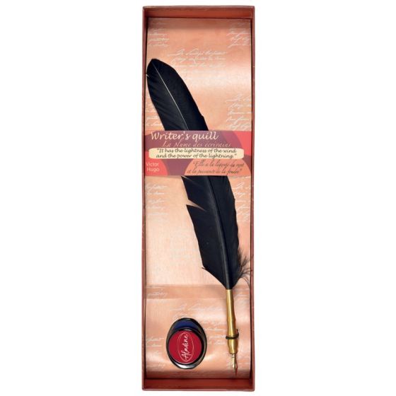 WRITER'S QUILL - LA PLUME DES ÉCRIVAINS - PLUME NOIR