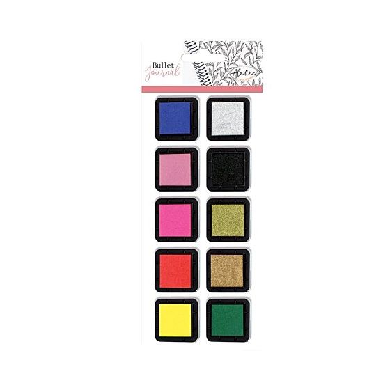 SET 10 MINI ENCREURS BULLET JOURNAL - ALADINE