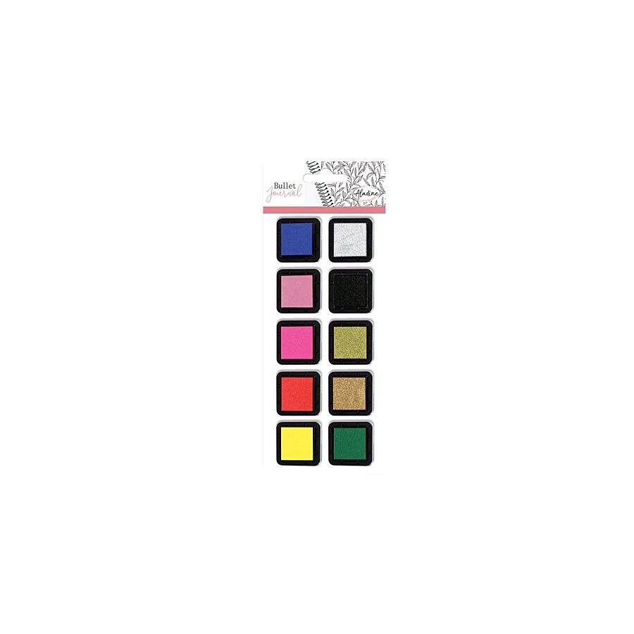 SET 10 MINI ENCREURS BULLET JOURNAL - ALADINE