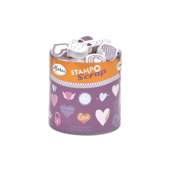 TAMPONS CREATIVE STAMP - COEURS
