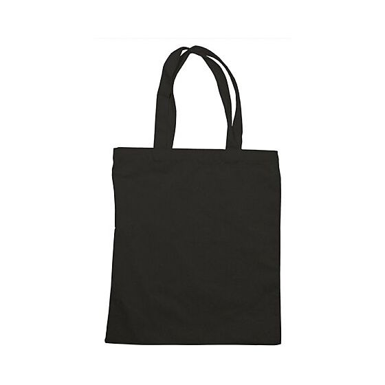 SAC EN TISSU NOIR 39 X 34 CM PERSONNALISABLE