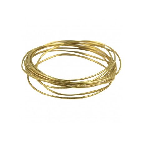 FIL EN LAITON SOUPLE 1,2MM OR IM#1993