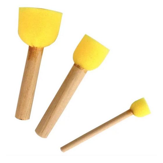 SET DE 3 TAMPONS MOUSSES - DE 1.5 CM A 3.5 CM
