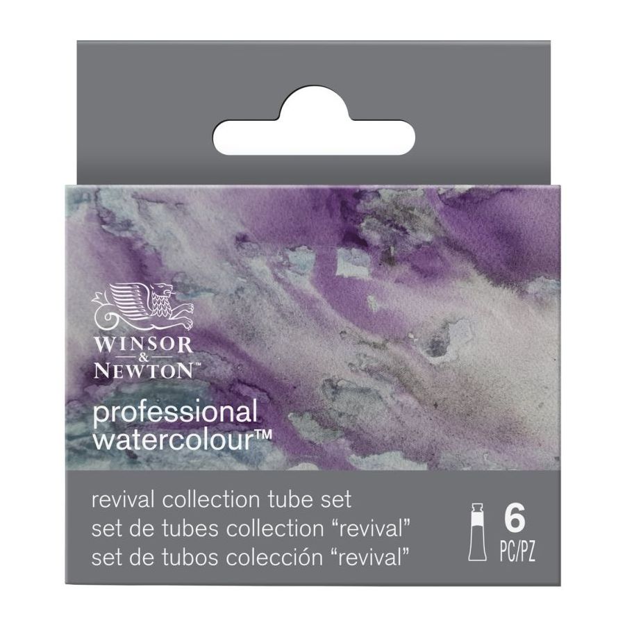 W&N SET AQUARELLE REVIVAL COLLECTION 6 TUBES 5ML