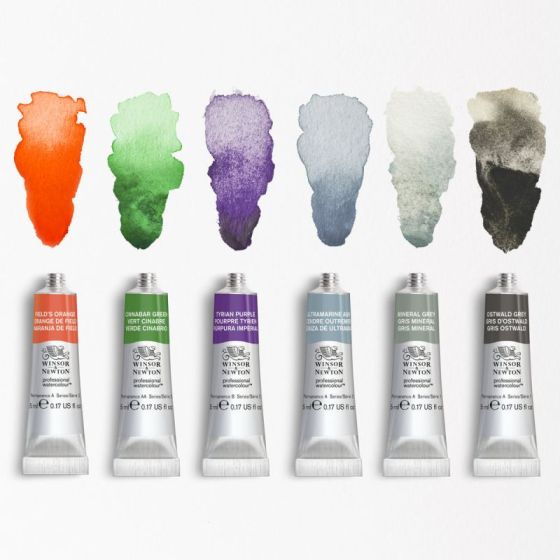W&N Set Aquarelle Revival Collection 6 Tubes 5Ml