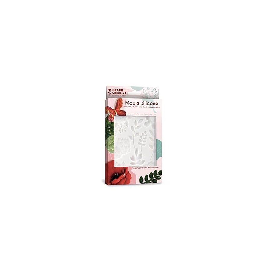 MOULE EN SILICONE FLORAL