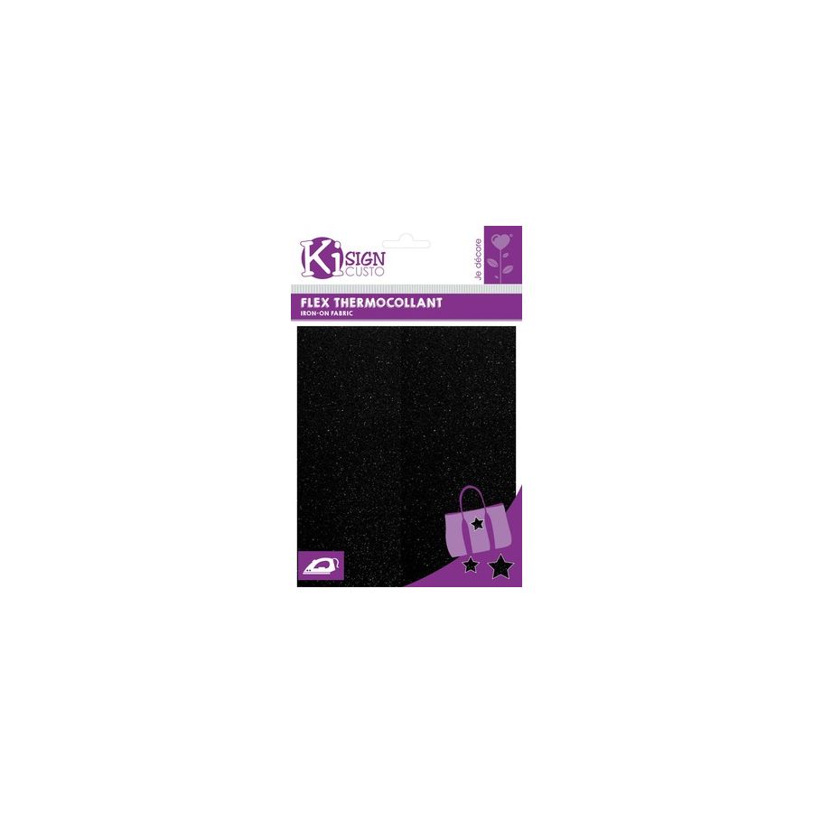 Flex thermocollant pailletté 15X20cm