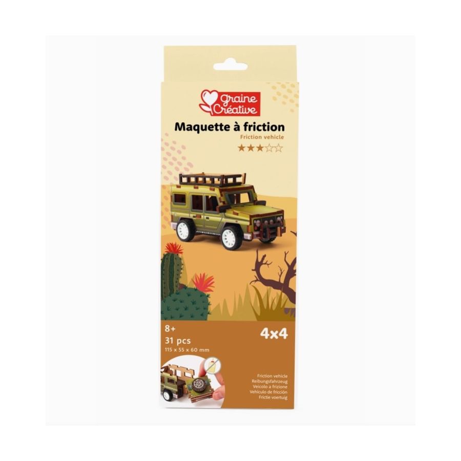 Maquette bois 3D - 4X4