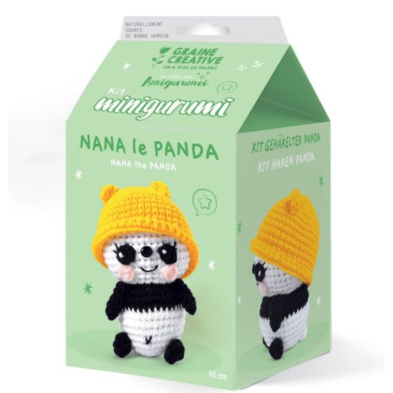 Kit Minigurumi Panda - Graine Creative