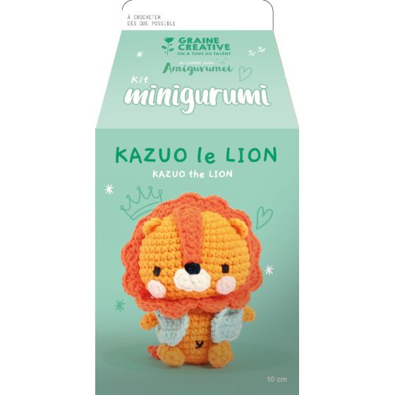 Kit minigurumi - Kazuo le lion