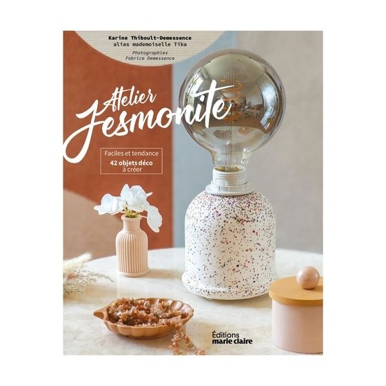 Livre atelier Jesmonite - 42 Objets déco a créer