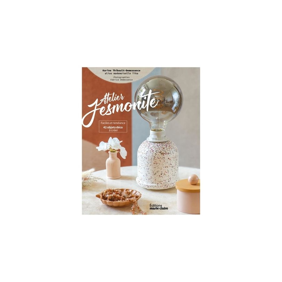 Livre atelier Jesmonite - 42 Objets déco a créer