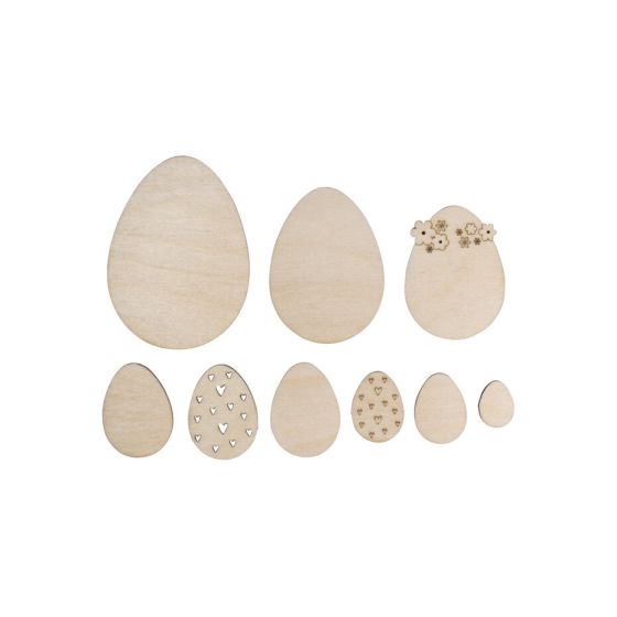 Oeufs de pâques en bois - Rayher
