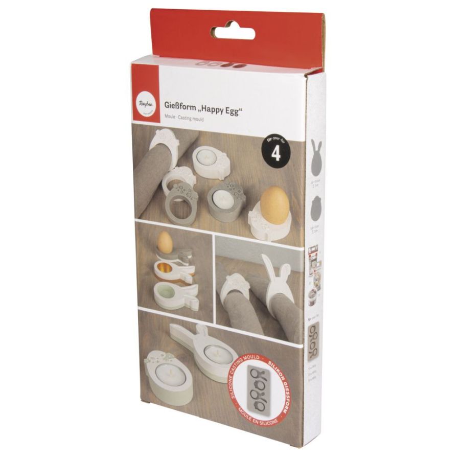 Moule en silicone Happy Egg - Rayher