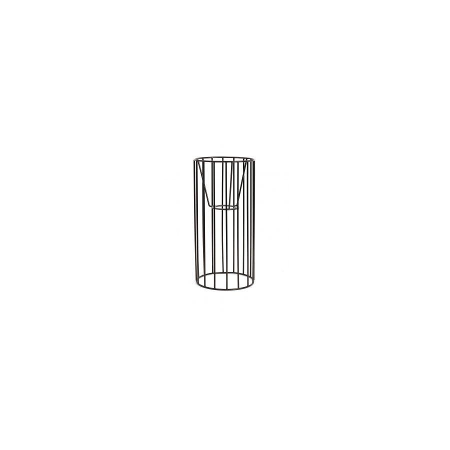 Abat-Jour cylindre noir 250X120mm - Graine Creative