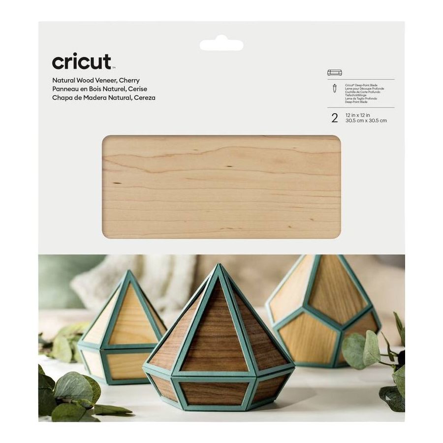 Panneau en bois cerisier naturel 30.5X30.5cm - Cricut