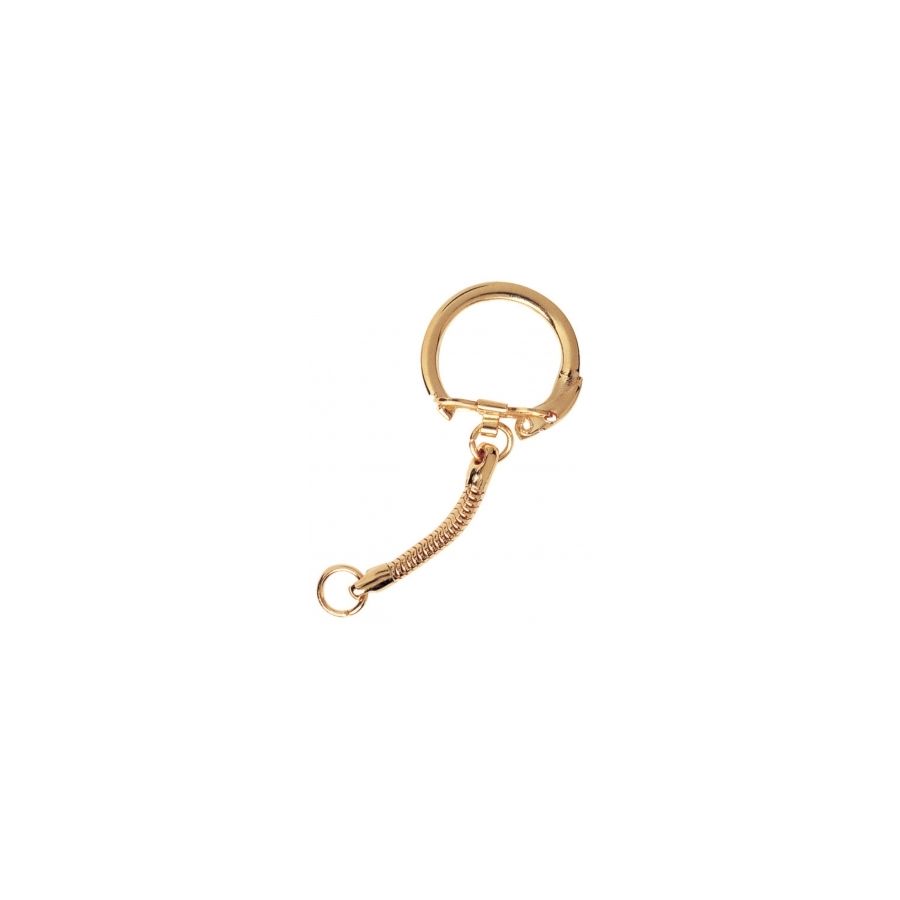 Sachet 10 attaches porte clés dorés - Ctop
