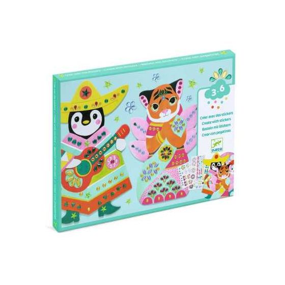 Créer avec des stickers brillants - Djeco
