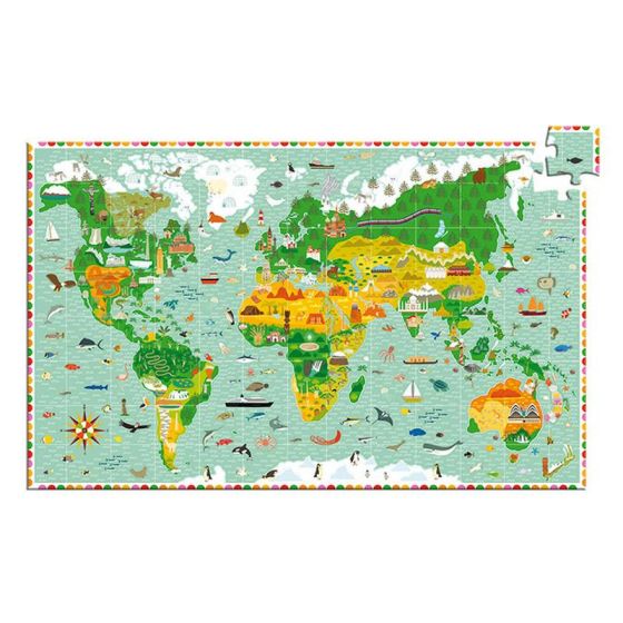 Puzzle observation - Tour du Monde - Djeco