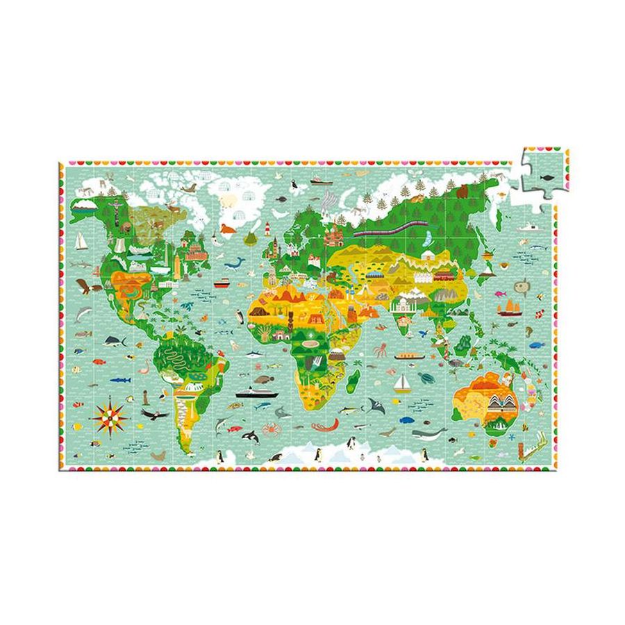Puzzle observation - Tour du Monde - Djeco