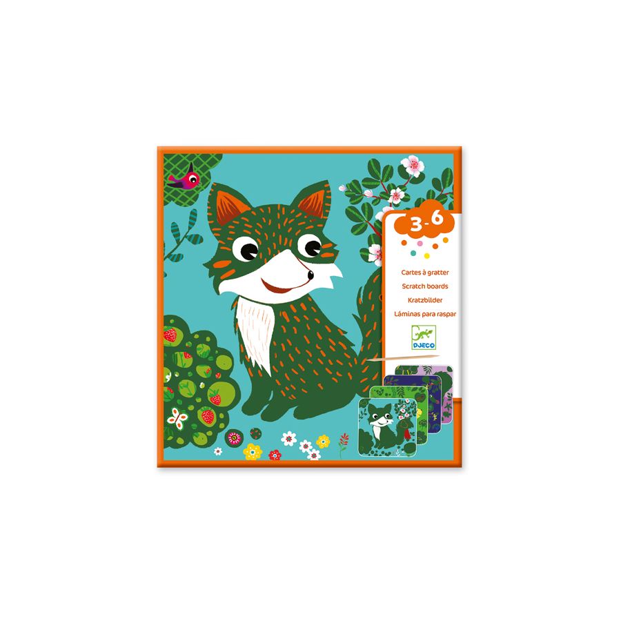 Cartes a gratter - Petites Bêtes - Djeco