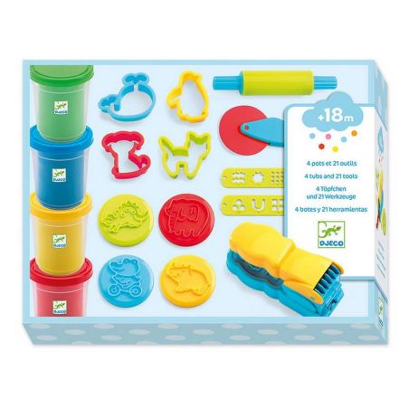 Kit Pâte A Modeler - Tout Pour Commencer - Djeco Kit Pâte A Modeler - Tout Pour Commencer - Djeco