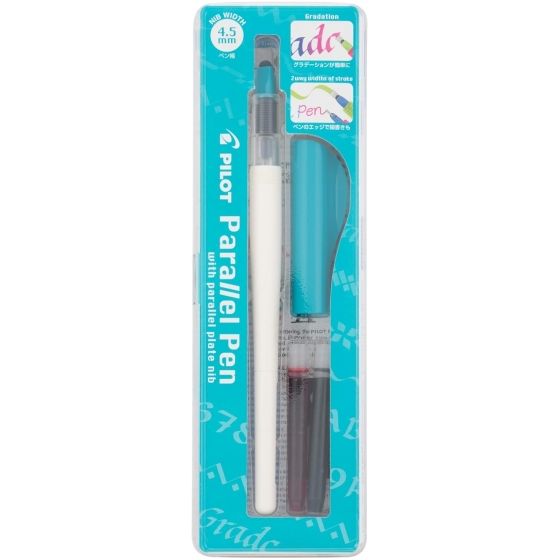 Coffret parallel pen bleu clair - plume de 4.5mm - Pilot