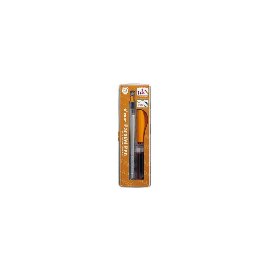 Coffret parallel pen orange - plume de 2.4mm - Pilot