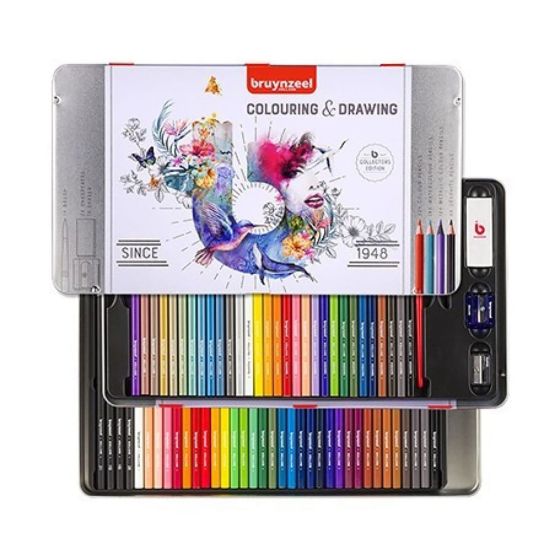 Boite 70 crayons - Bruynzeel