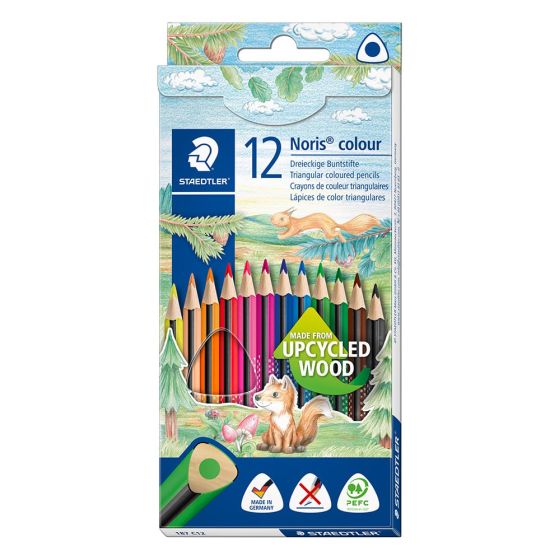 Boite 12 crayons de couleur triangulaires - Staedtler