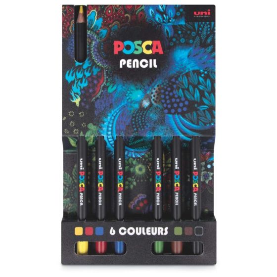 Boite 6 crayons Pencil - Posca