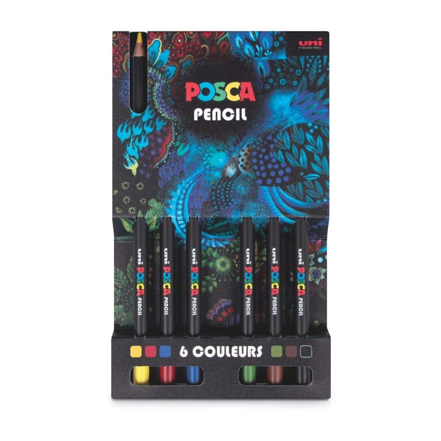 Boite 6 crayons Pencil - Posca