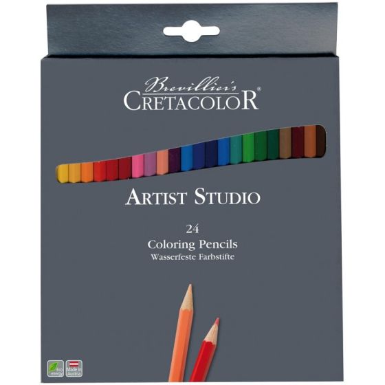 Set 24 crayons de couleur Artist Studio - Cretacolor