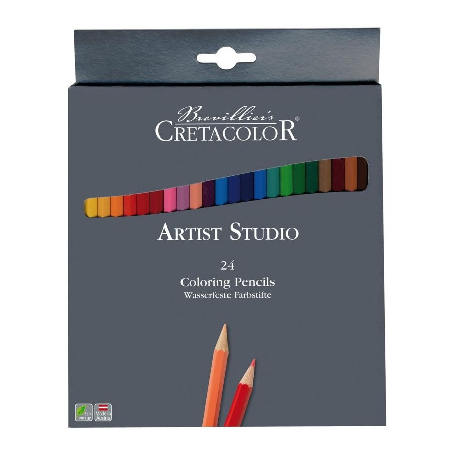 Set 24 crayons de couleur Artist Studio - Cretacolor