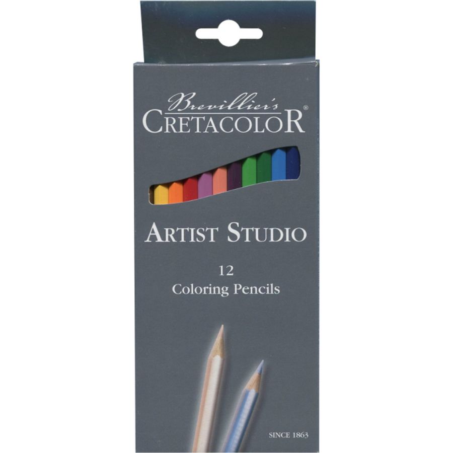 Set 12 crayons de couleur Artist Studio - Cretacolor
