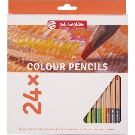 Boite 24 crayons de couleurs - Royal Talens