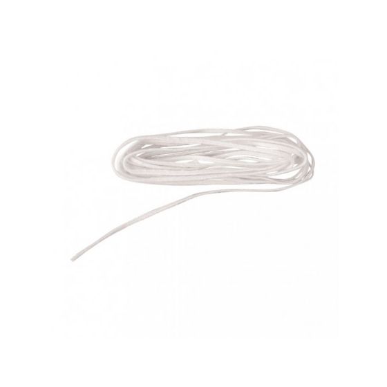 Mèche plate blanche pour bougie de 2m - Rayher