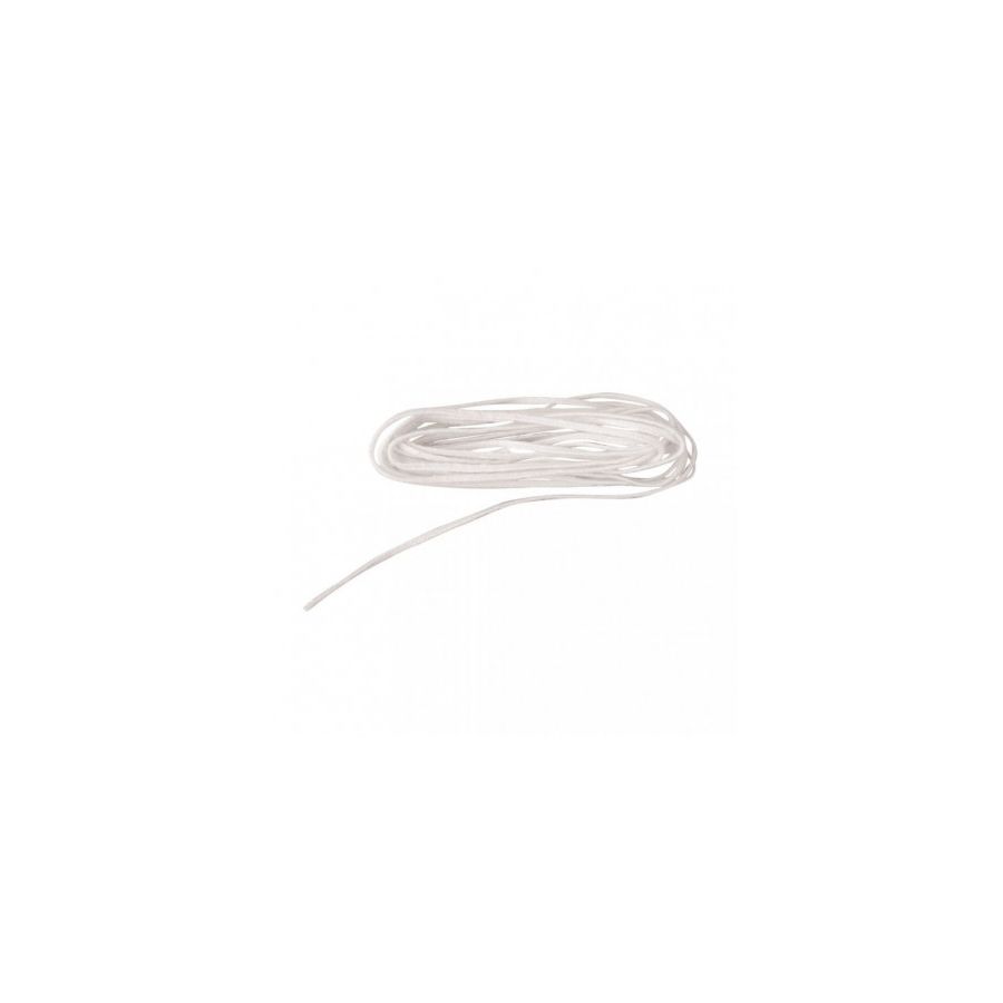 Mèche plate blanche pour bougie de 2m - Rayher
